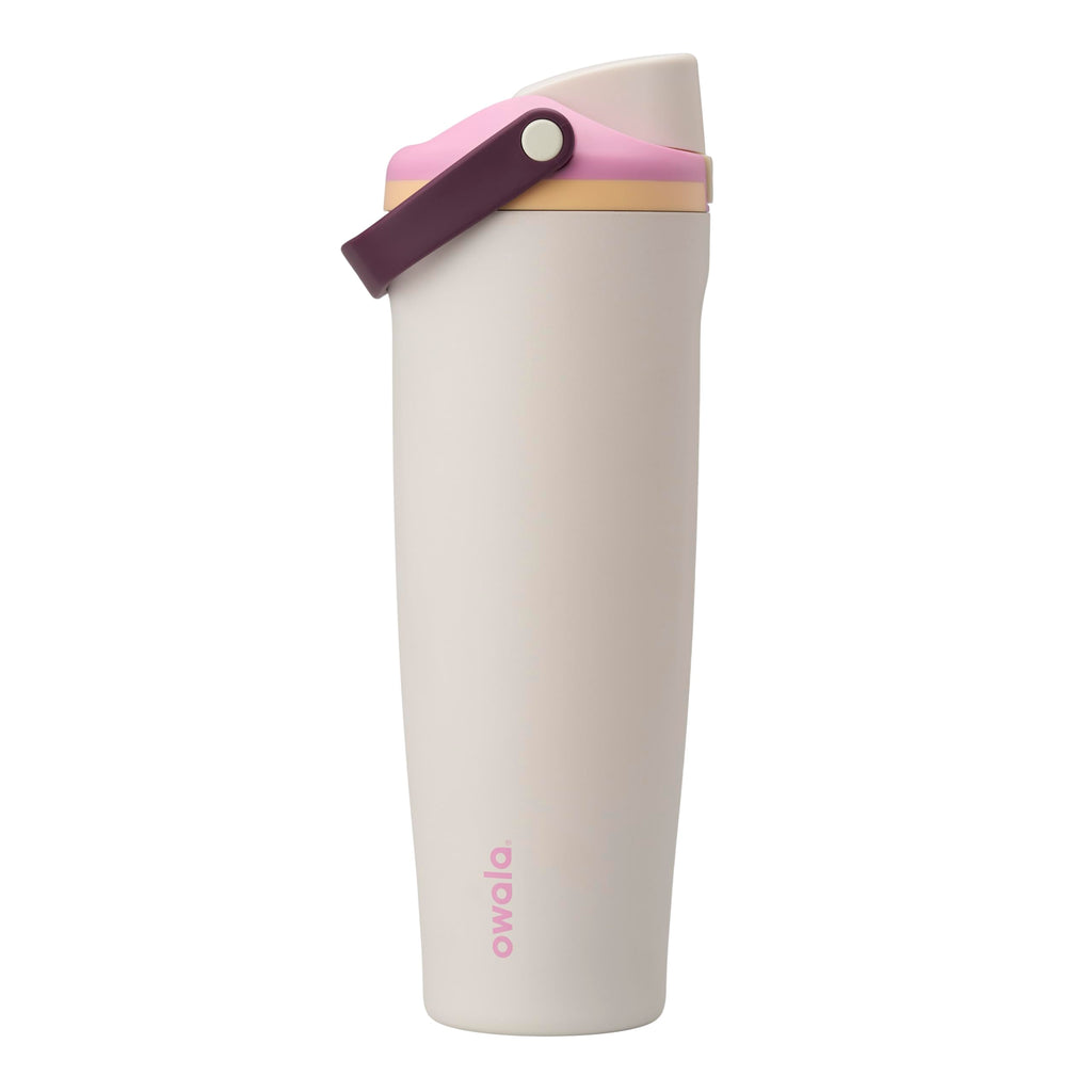Owala FreeSip Sway Insulated Stainless Steel Water Bottle with Two-Way Spout, Built-In Straw and Bucket Handle, Made for Travel, School, and Sports, 30oz, BPA Free, Leak Proof, Putting Green