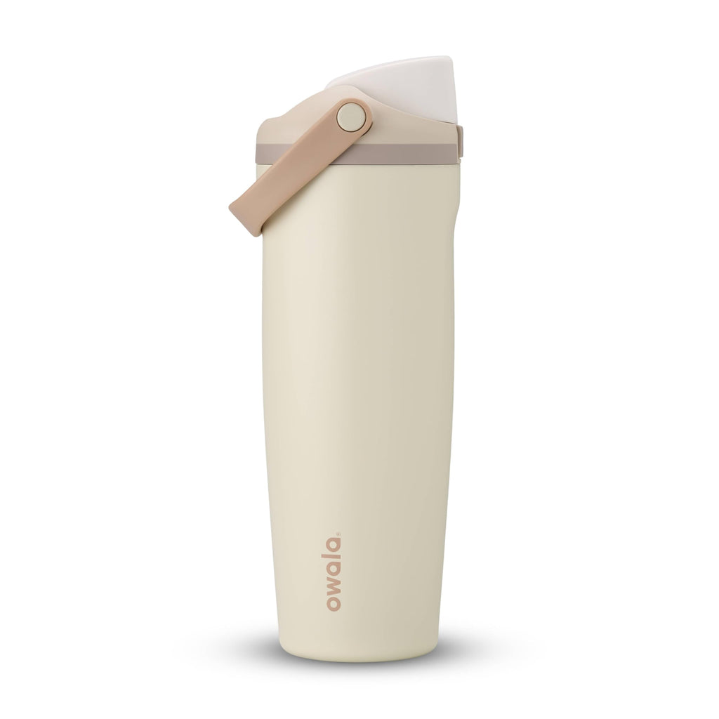Owala FreeSip Sway Insulated Stainless Steel Water Bottle with Two-Way Spout, Built-In Straw and Bucket Handle, Made for Travel, School, and Sports, 30oz, BPA Free, Leak Proof, Putting Green