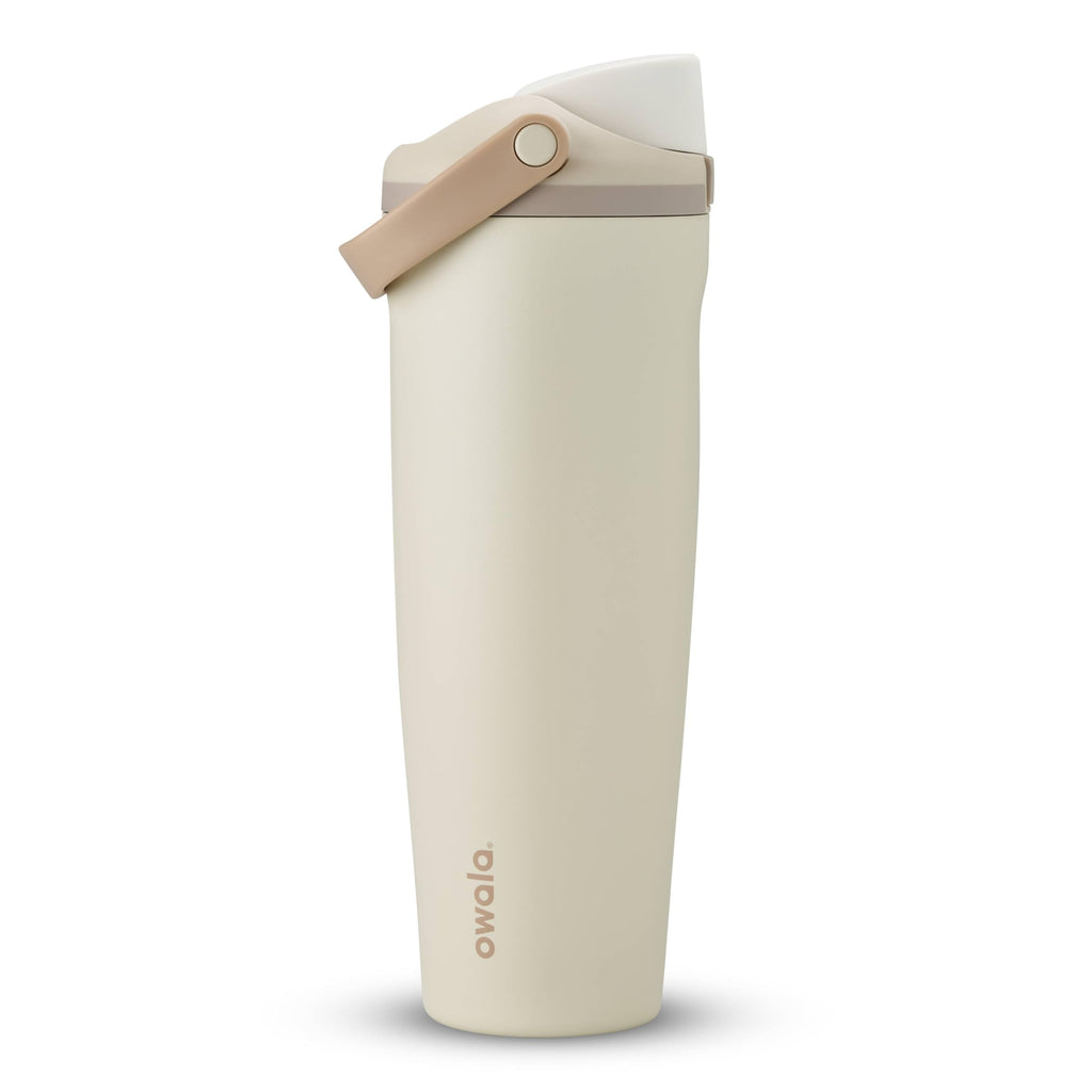 Owala FreeSip Sway Insulated Stainless Steel Water Bottle with Two-Way Spout, Built-In Straw and Bucket Handle, Made for Travel, School, and Sports, 30oz, BPA Free, Leak Proof, Putting Green