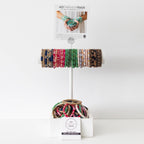 Roll-On® Bracelet – Handcrafted Nepal Bracelet | Glass Beads & Hand-Dyed Cotton