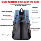 40L Hiking & Travel Backpack | Water-Resistant Camping Rucksack