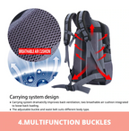 40L Hiking & Travel Backpack | Water-Resistant Camping Rucksack