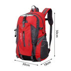 40L Hiking & Travel Backpack | Water-Resistant Camping Rucksack