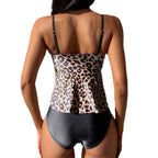 Leopard Print Bikini Set Two-Piece Swimwear Women Swimwear
