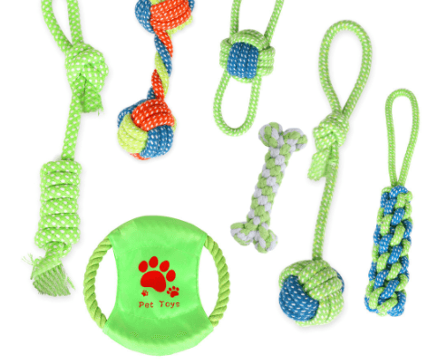 Durable Dog Rope Toys | 100% Natural Cotton | Sets & Singles