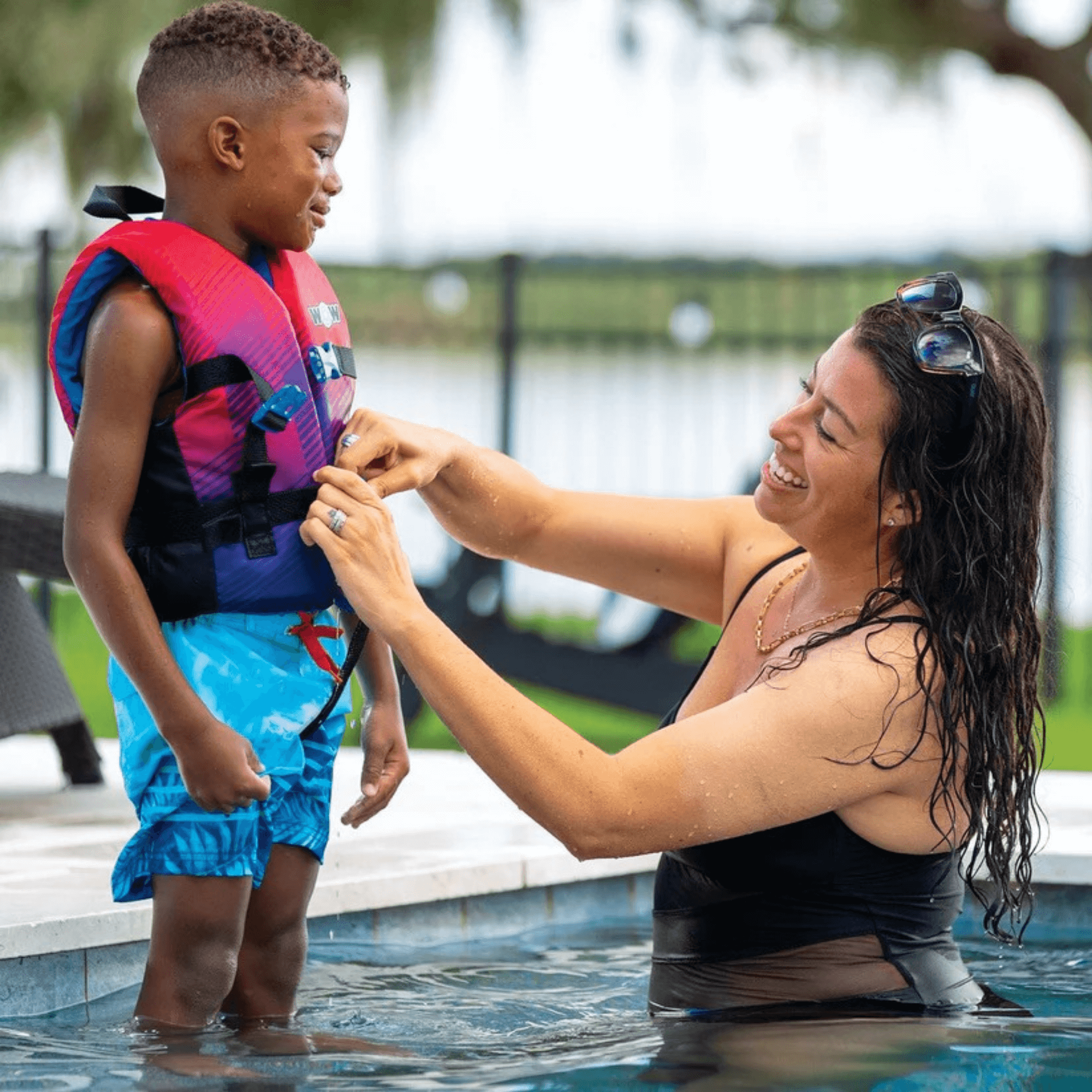 WOW Watersports Vis-Wave Child Life Vest-2
