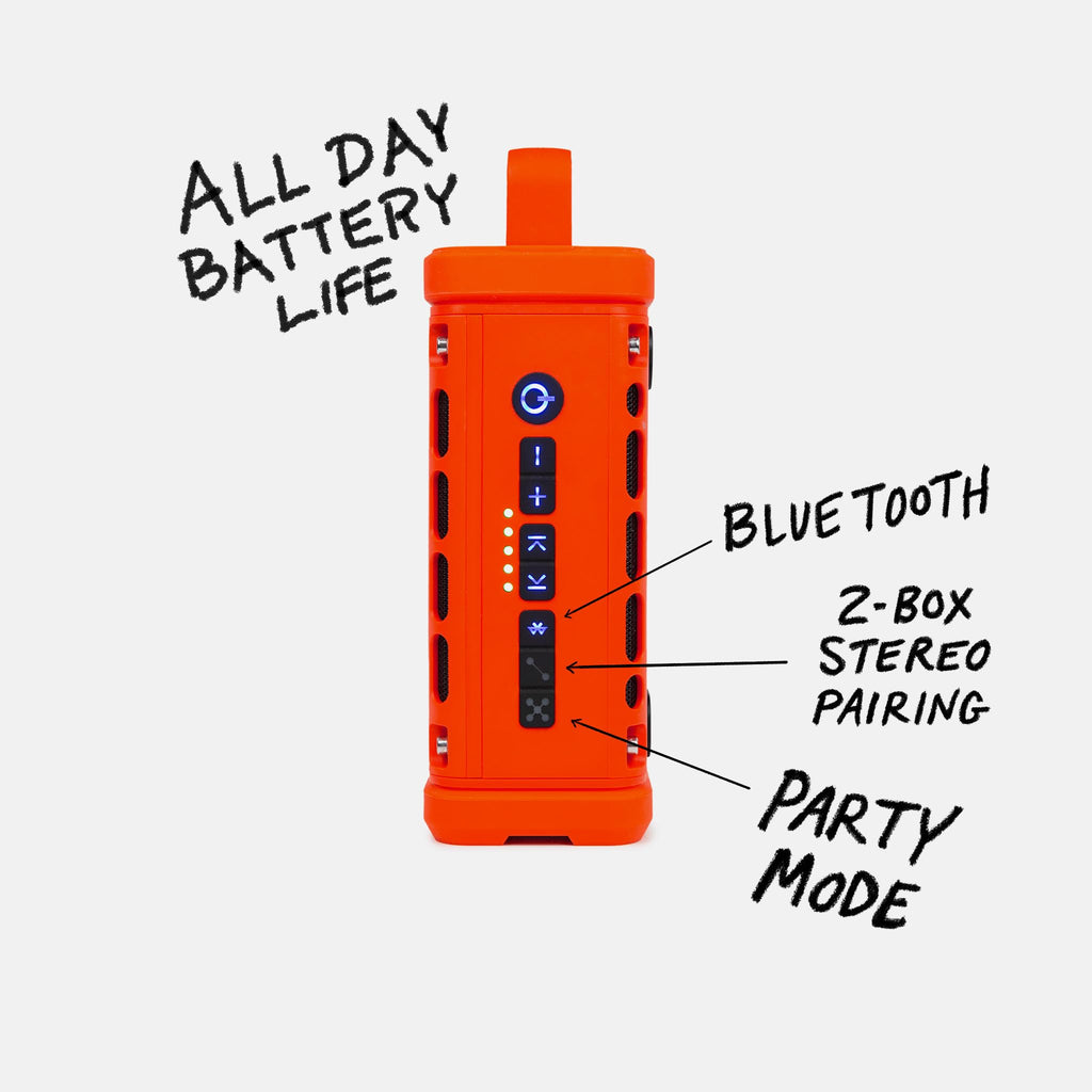 Turtlebox Ranger Outdoor Bluetooth Speaker | 105dB | IP67 Waterproof | Rugged & Portable