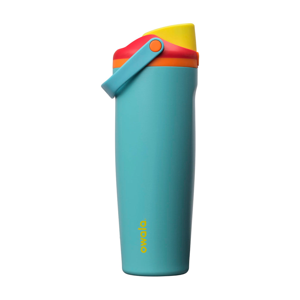 Owala FreeSip Sway Insulated Stainless Steel Water Bottle with Two-Way Spout, Built-In Straw and Bucket Handle, Made for Travel, School, and Sports, 30oz, BPA Free, Leak Proof, Putting Green