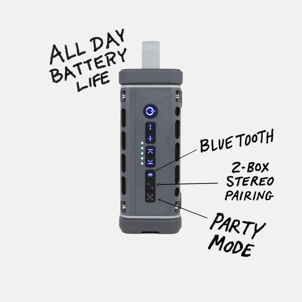 Turtlebox Ranger Outdoor Bluetooth Speaker | 105dB | IP67 Waterproof | Rugged & Portable