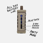 Turtlebox Ranger Outdoor Bluetooth Speaker | 105dB | IP67 Waterproof | Rugged & Portable