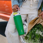 Owala FreeSip Sway Insulated Stainless Steel Water Bottle with Two-Way Spout, Built-In Straw and Bucket Handle, Made for Travel, School, and Sports, 30oz, BPA Free, Leak Proof, Putting Green