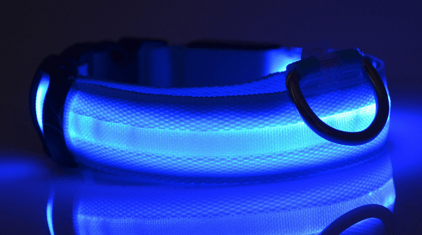 LED Glow-in-the-Dark Pet Collar | Safety Light for Dogs & Cats