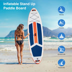 Sweetcrispy Inflatable Stand Up Paddle Board | Wide Stable Design | All Skill Levels | Full Accessories