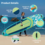 Sweetcrispy Inflatable Stand Up Paddle Board | Wide Stable Design | All Skill Levels | Full Accessories