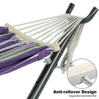 GAFETE Double Hammock with Stand | 2-Person | 600 lb Capacity | Indoor & Outdoor