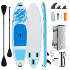 Sweetcrispy Inflatable Stand Up Paddle Board | Wide Stable Design | All Skill Levels | Full Accessories