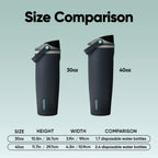 Owala FreeSip Sway Insulated Stainless Steel Water Bottle with Two-Way Spout, Built-In Straw and Bucket Handle, Made for Travel, School, and Sports, 30oz, BPA Free, Leak Proof, Putting Green