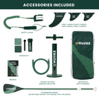 HUIIKE Inflatable Paddle Board & Kayak 2-in-1 | 10' x 33" | Full Pack with Kayak Seat & Accessories