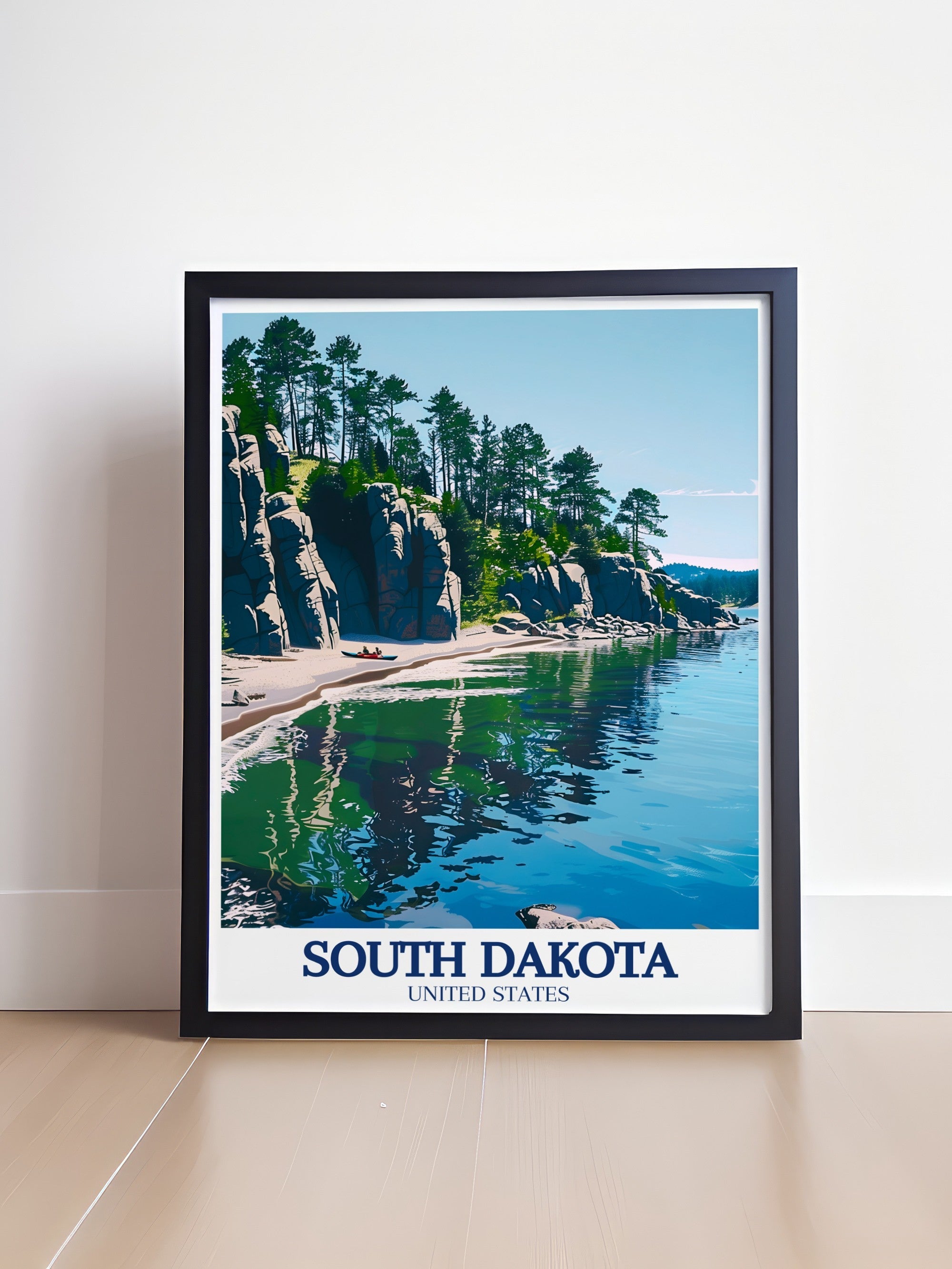 South Dakota  Framed Prints - Custer State Park and Sylvan Lake Ideal Wall Decor - United States  Home Decor