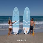 HUIIKE Inflatable Paddle Board & Kayak 2-in-1 | 10' x 33" | Full Pack with Kayak Seat & Accessories