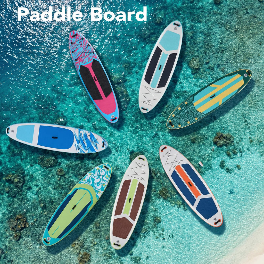 Sweetcrispy Inflatable Stand Up Paddle Board | Wide Stable Design | All Skill Levels | Full Accessories
