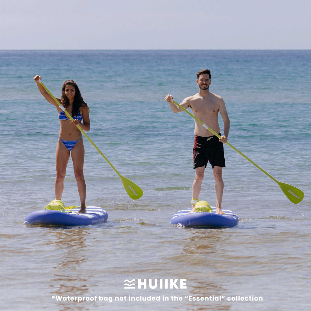 HUIIKE Inflatable Paddle Board & Kayak 2-in-1 | 10' x 33" | Full Pack with Kayak Seat & Accessories