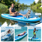 Sweetcrispy Inflatable Stand Up Paddle Board | Wide Stable Design | All Skill Levels | Full Accessories