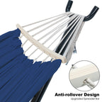 GAFETE Double Hammock with Stand | 2-Person | 600 lb Capacity | Indoor & Outdoor