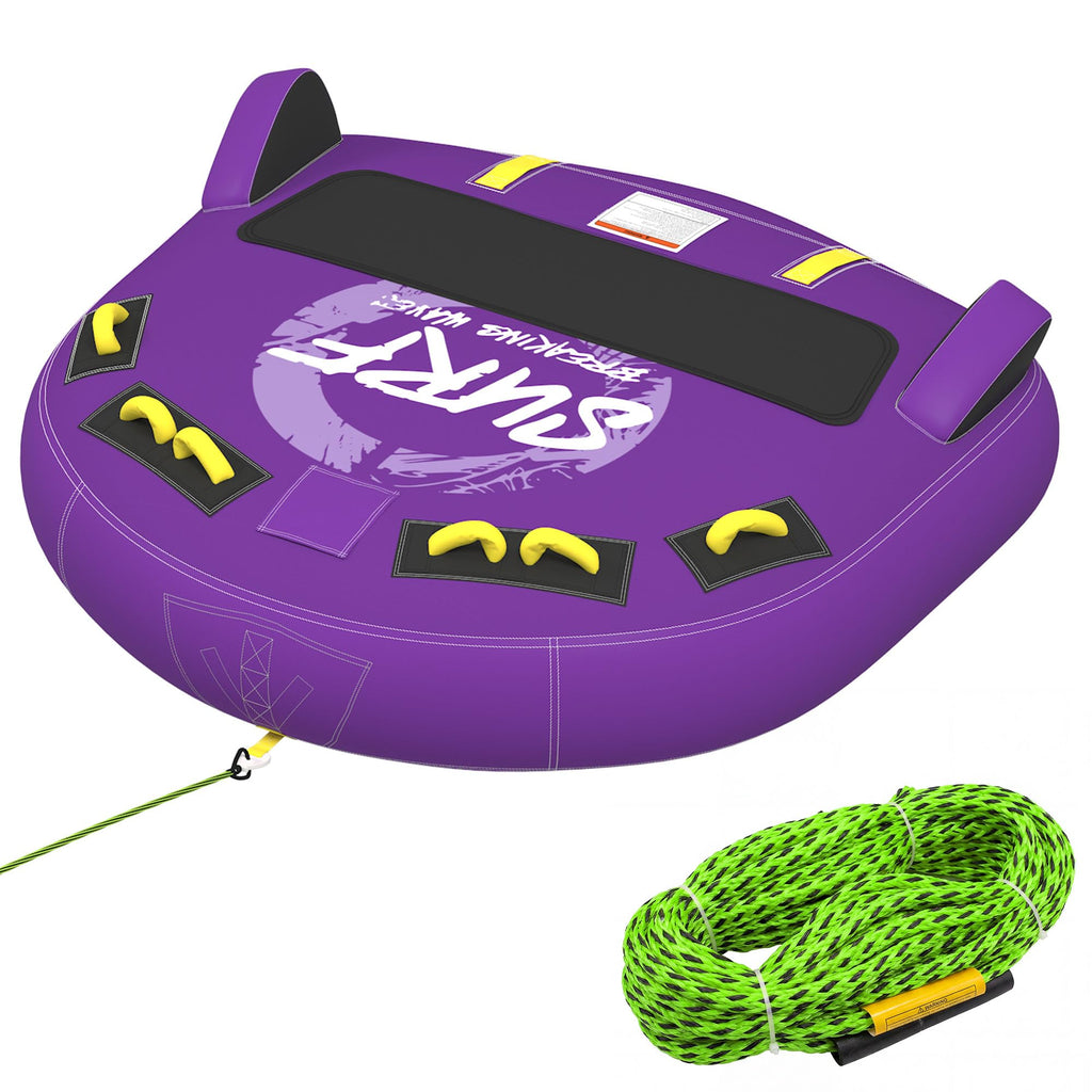 Towable Tubes for Boating | 1-3 Rider | Cockpit Style with Rope Included | Lake & River