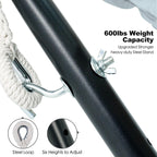 GAFETE Double Hammock with Stand | 2-Person | 600 lb Capacity | Indoor & Outdoor