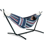 GAFETE Double Hammock with Stand | 2-Person | 600 lb Capacity | Indoor & Outdoor