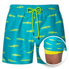 2022 Summer Shorts Men's Beach Pants Sports Pants Printed Double-Layer Shorts Men's Casual Quick-Drying Floral Shorts Men