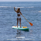HUIIKE Inflatable Paddle Board & Kayak 2-in-1 | 10' x 33" | Full Pack with Kayak Seat & Accessories