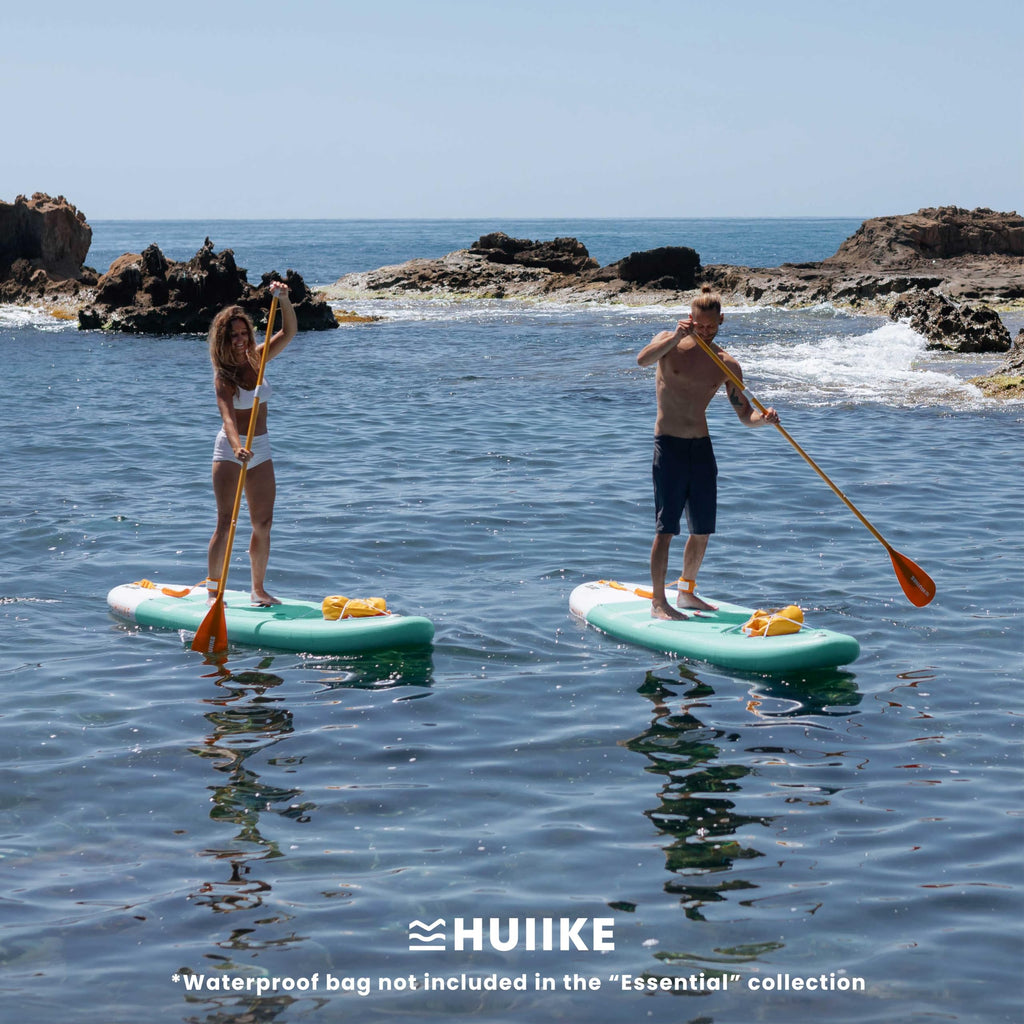 HUIIKE Inflatable Paddle Board & Kayak 2-in-1 | 10' x 33" | Full Pack with Kayak Seat & Accessories