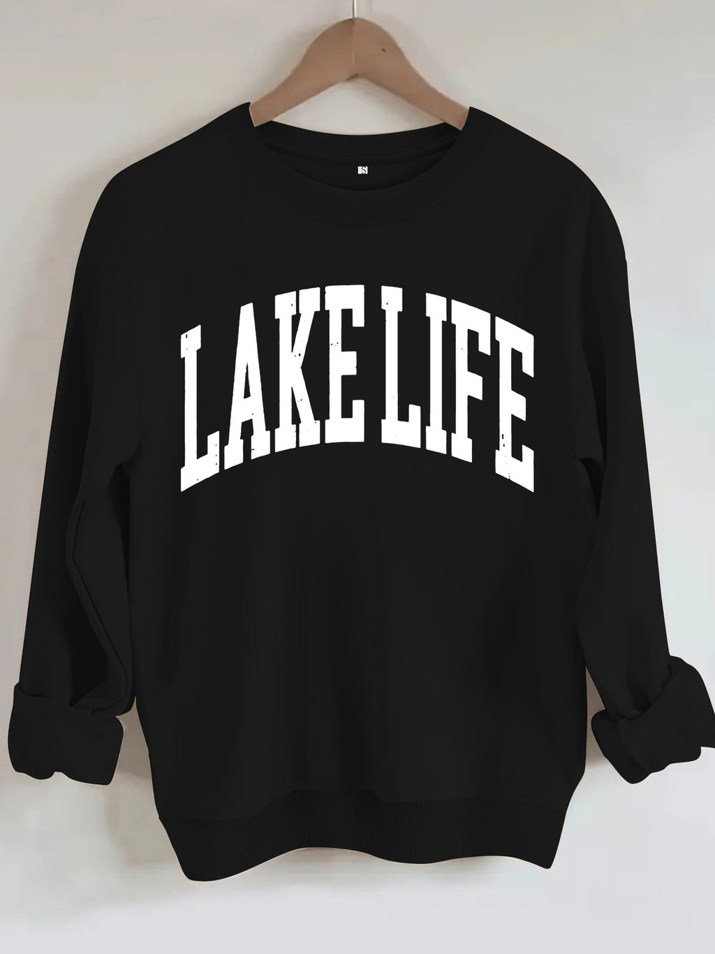 Lake Life Printed Long Sleeve Hoodie