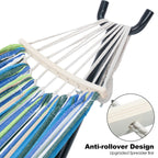 GAFETE Double Hammock with Stand | 2-Person | 600 lb Capacity | Indoor & Outdoor