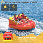 Towable Tubes for Boating | 1-3 Rider | Cockpit Style with Rope Included | Lake & River