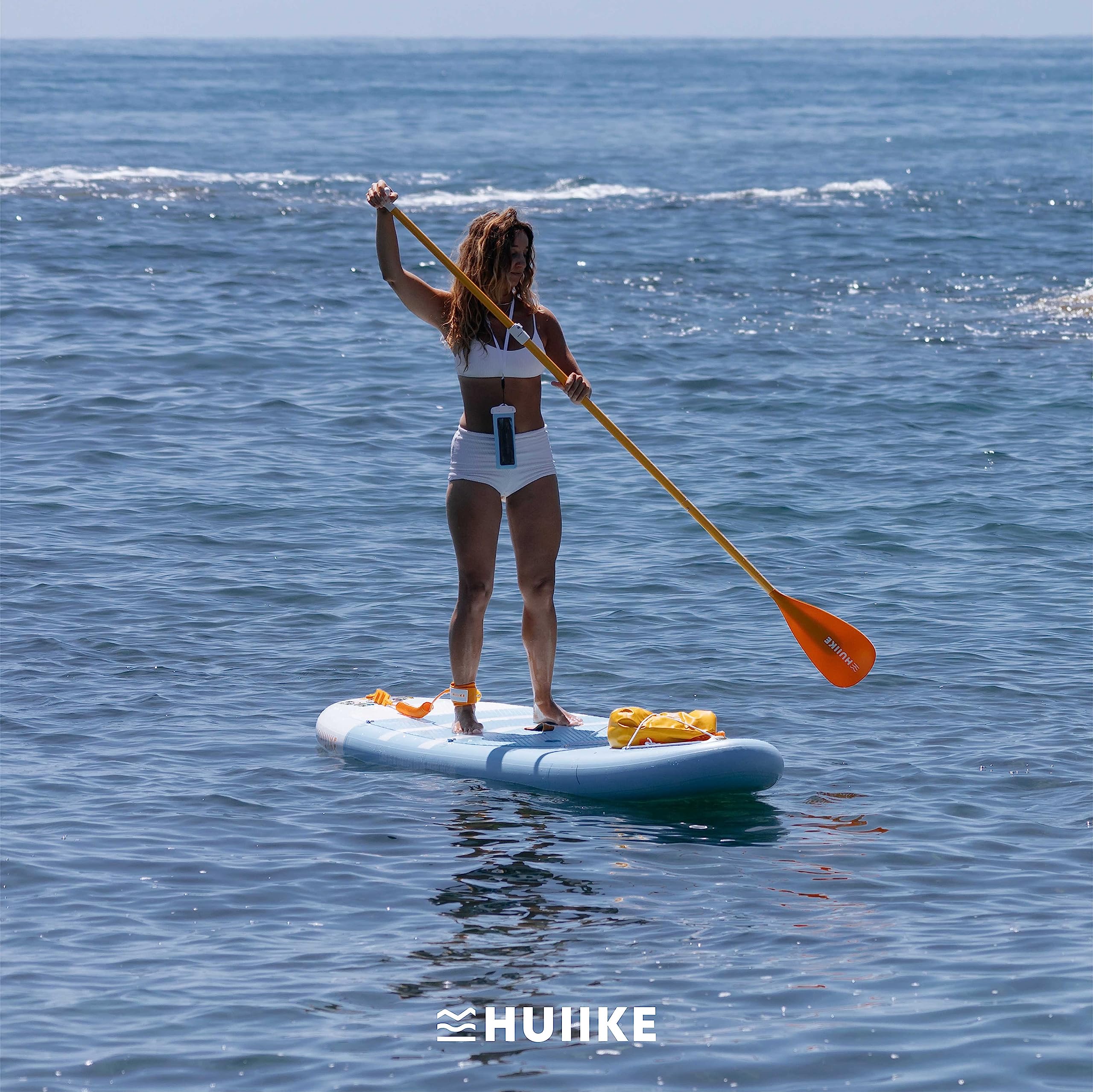 HUIIKE Inflatable Paddle Board & Kayak 2-in-1 | 10' x 33" | Full Pack with Kayak Seat & Accessories