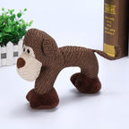 Whistle Pals Squeaky Plush Dog Toys | Poodle, Elephant & Monkey