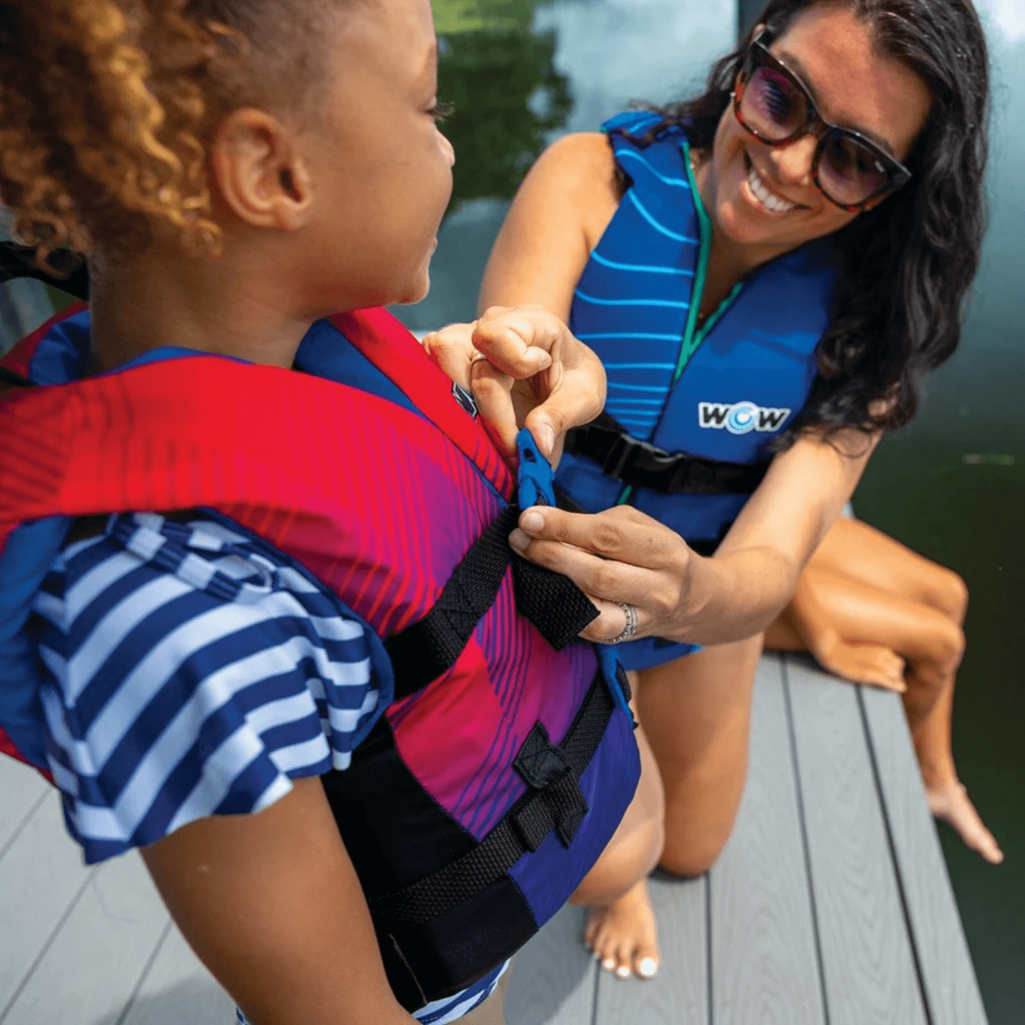 WOW Watersports Vis-Wave Child Life Vest-1
