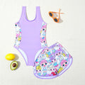 Cute Printed Two-Piece Swimwear for Kids,Bikini Set for Girls, Swim Suit for Children