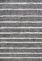 JONATHAN Y Berber Stripe Indoor/Outdoor Area Rug 5x8 – Blue & Ivory