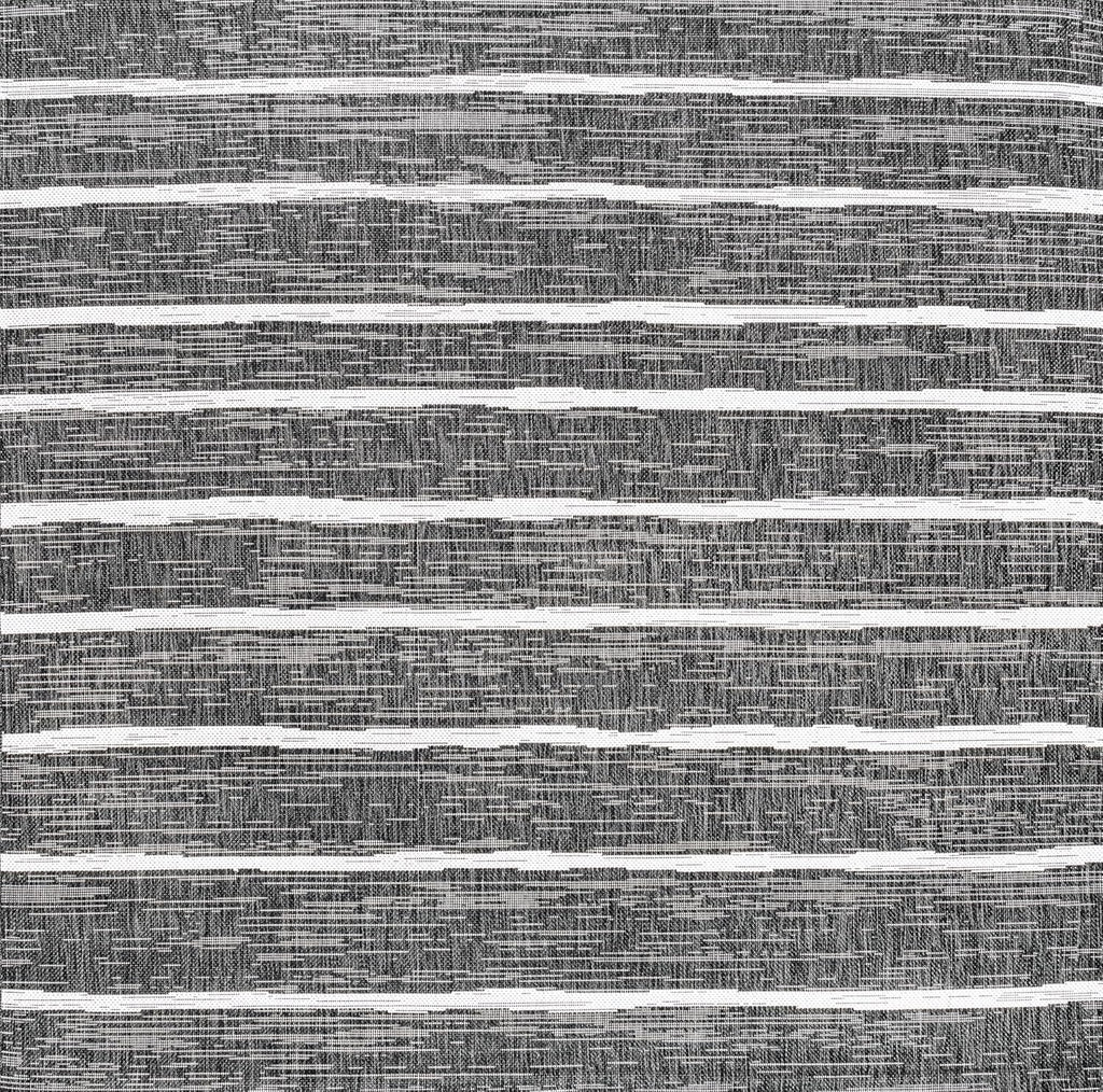 JONATHAN Y Berber Stripe Indoor/Outdoor Area Rug 5x8 – Blue & Ivory