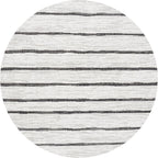 JONATHAN Y Berber Stripe Indoor/Outdoor Area Rug 5x8 – Blue & Ivory