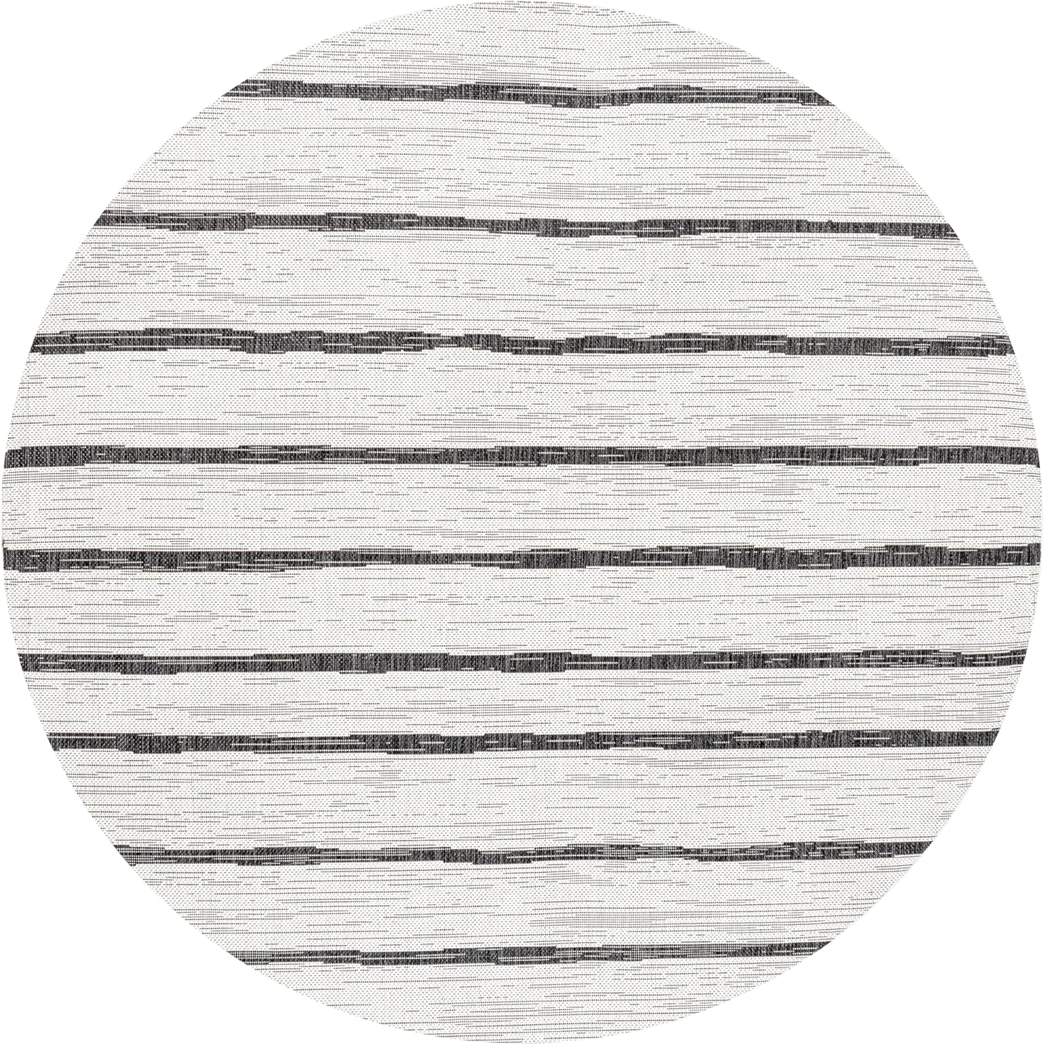 JONATHAN Y Berber Stripe Indoor/Outdoor Area Rug 5x8 – Blue & Ivory