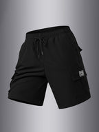 size standard summer cargo shorts for men, casual outdoor hiking multi-pocket shorts