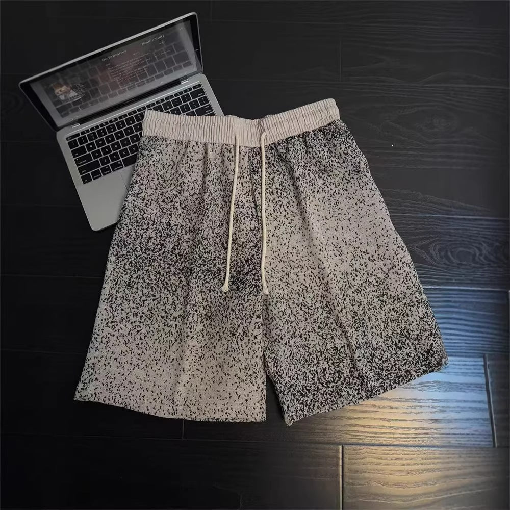 Hawaiian Ethnic Style Knitted Shorts for Men