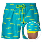 2022 Summer Shorts Men's Beach Pants Sports Pants Printed Double-Layer Shorts Men's Casual Quick-Drying Floral Shorts Men