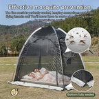 Cool Mesh Tent with Mosquito-Proof Design — Double-Sized Anti-Insect Screen Canopy for Weekend Outdoor Relaxation