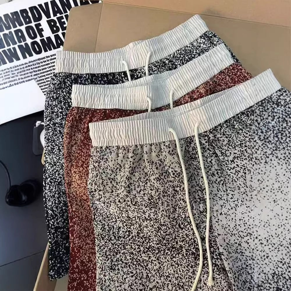Hawaiian Ethnic Style Knitted Shorts for Men